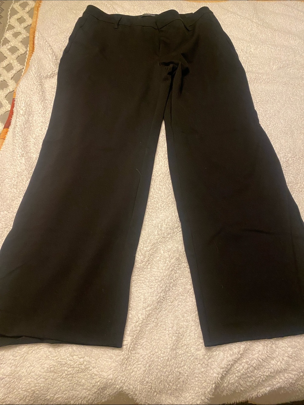 Liverpool Black Wide Leg Pants
